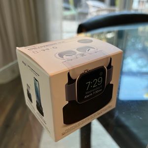 Apple Watch Stand Charging Dock - elago 2 in 1 Apple Watch Stand (dark grey)